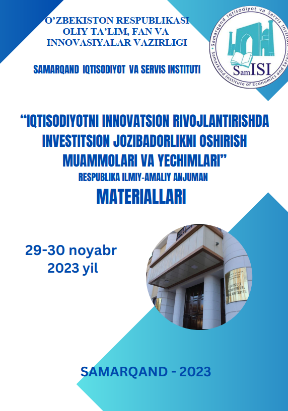 Iqtisodiyotni innovatsion rivojlantirishda investitsion jozibadorlikni oshirish muammolari va yechimlari