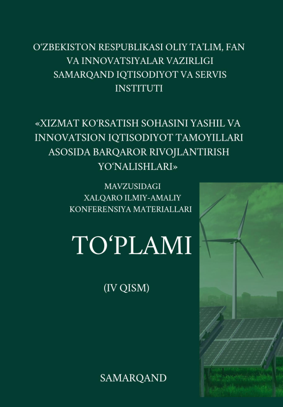 QURILISH XIZMATLARINI KO’RSATUVCHI KORXONALARDA RAG’BATLANTIRISH ASOSIDA KADRLAR BOSHQARUVINI TAKOMILLASHTIRISH