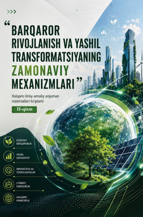 YASHIL TRANSFORMATSIYA SHAROITIDA XOTIN-QIZLAR XIZMAT KO‘RSATISH TADBIRKORLIGINI RIVOJLANTIRISHNING METODOLOGIK YONDASHUVLARI