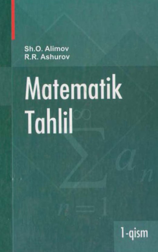 Matematik tahlil