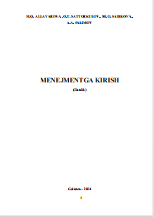 Menejmentga kirish