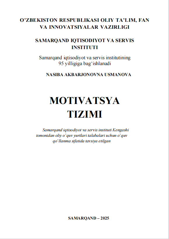 MOTIVATSYA  TIZIMI