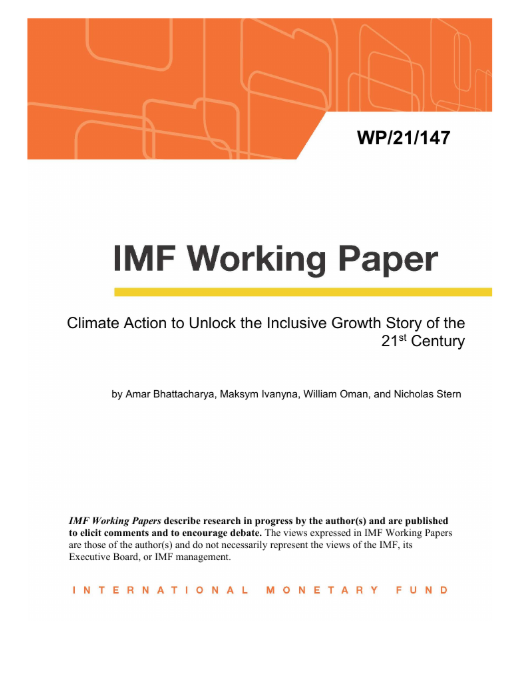 The Growth Story of the 21st Century The Economics and Opportunity of Climate Action