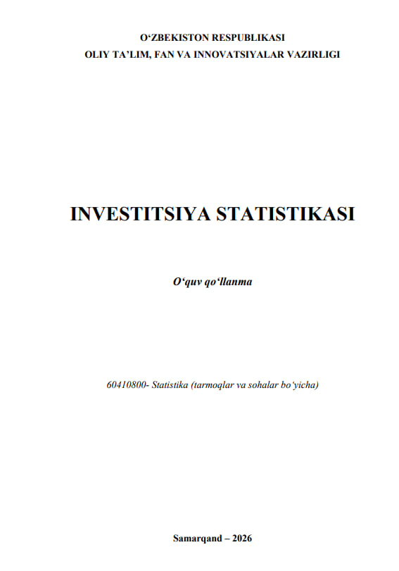INVESTITSIYA STATISTIKASI