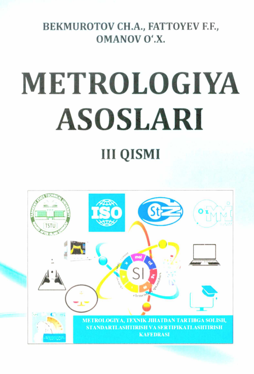 METROLOGIYA ASOSLARI III QISM