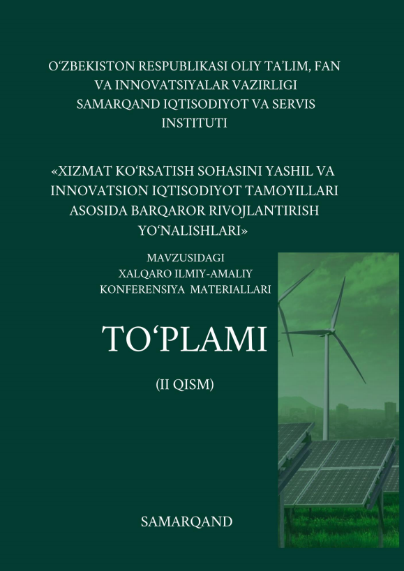 TIBBIY XIZMATLAR SAMARADORLIGINI OSHIRISHDA SOG‘LOM  TURMUSH TARZINING AHAMIYATI VA ROLI