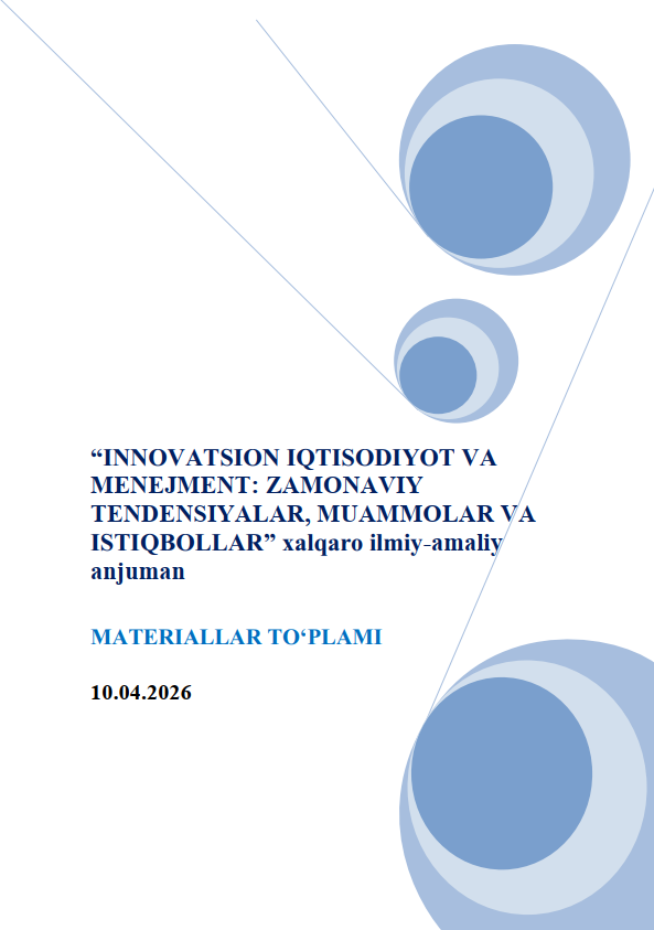 ELEKTRON SAVDO XIZMATLARINI INNOVATSION ASOSDA BOSHQARISH MEXANIZMLARINI TAKOMILLASHTIRISH