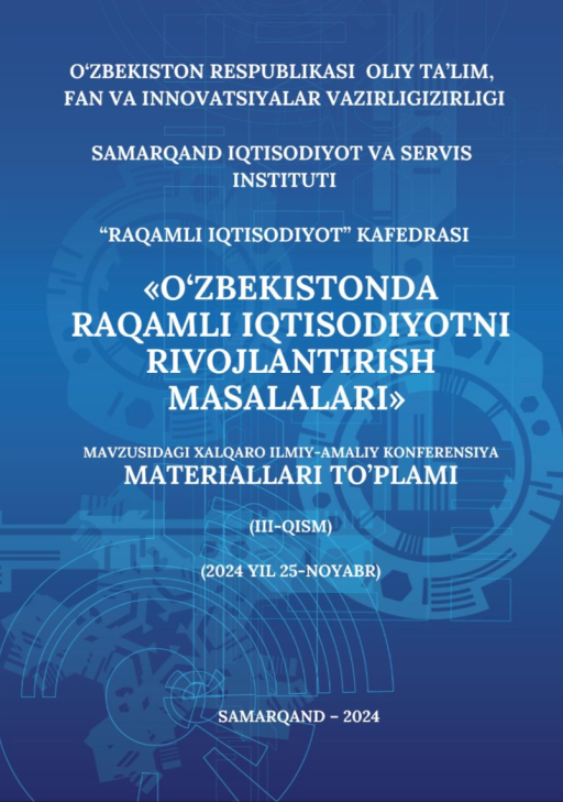 Elektron Savdo xizmatlarini Innovatsion asosda rivojlantirish