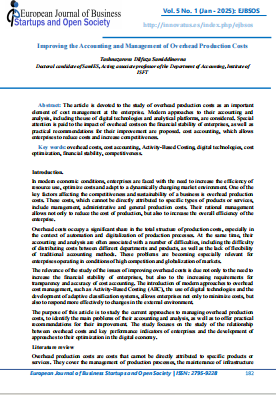 Improving the Accounting and Management of Overhead Production Costs