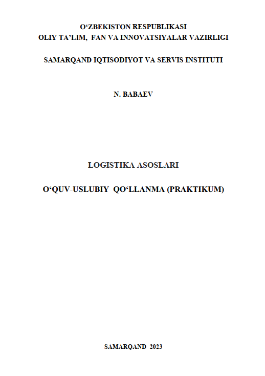 Logistika asoslari o'quv qo'llanma