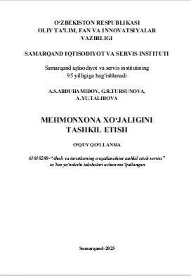 Mehmonxona xo'jaligini tashkil etish 