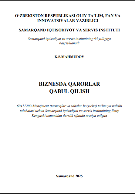 Biznesda qarorlar qabul qilis