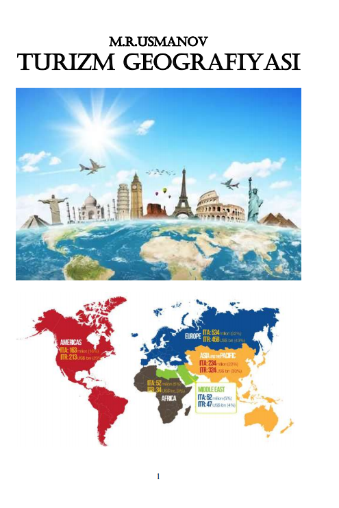  Turizm geografiyasi. O'quv qo'llanma.