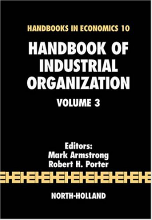  Handbook of Industrial Organization VOL.3. 