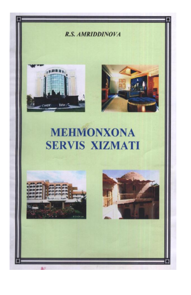 MEXMONXONA SERVIS XIZMATI 2009 Ma'ruza kursi R.S.Amriddinova
