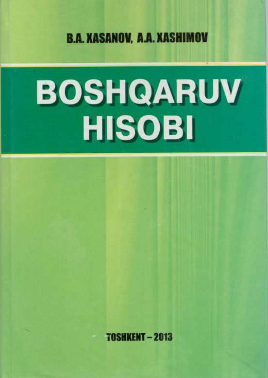 Boshqaruv hisobi. 