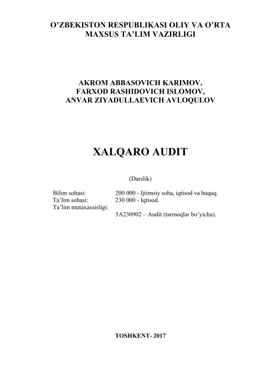 Xalqaro audit.