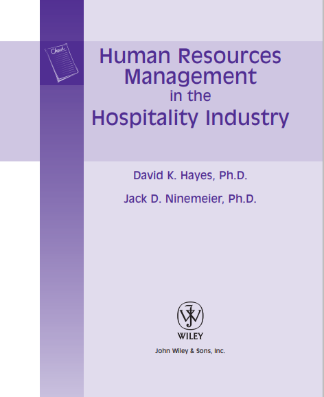 Human Resources Management in the Hospitality Industry