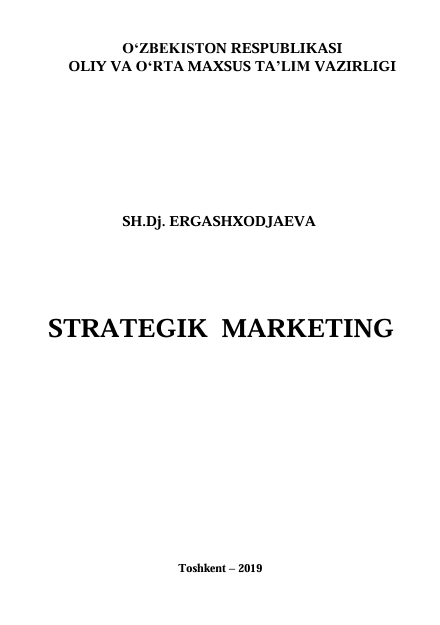 STRATEGIK  MARKETING  