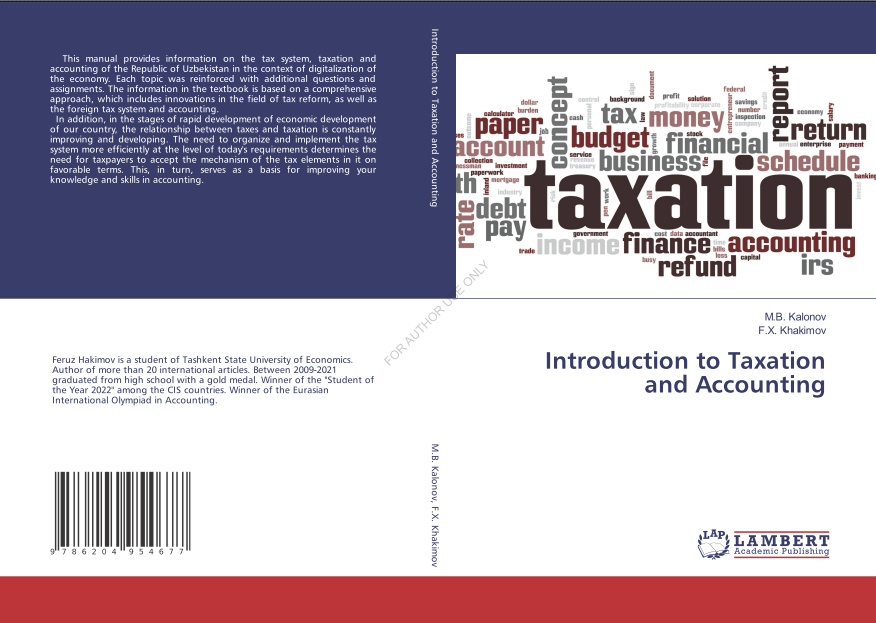 Introduction to Taxation and Accounting.