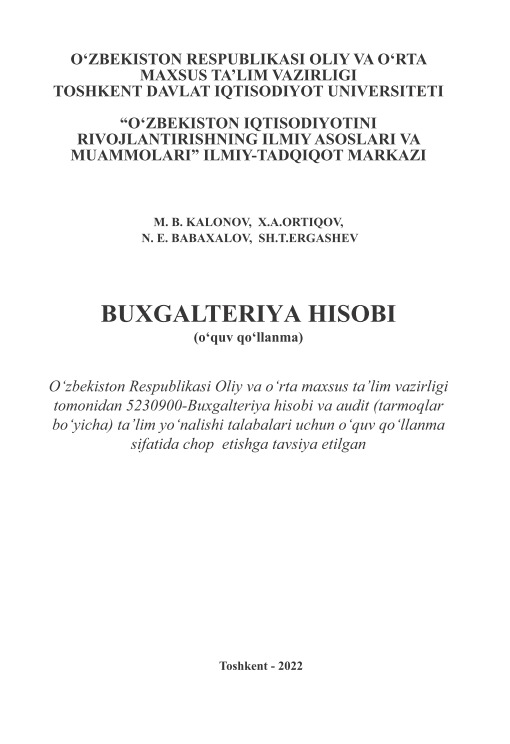 Buxgalteriya hisobi