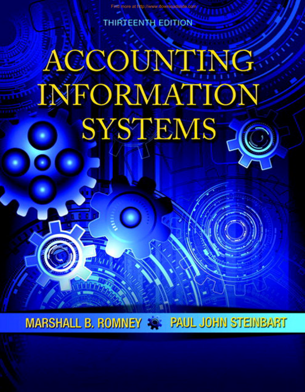 Accounting information systems. 