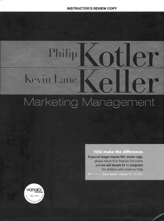 Marketing Management. Philip Kotler, Kevin Lane Keller