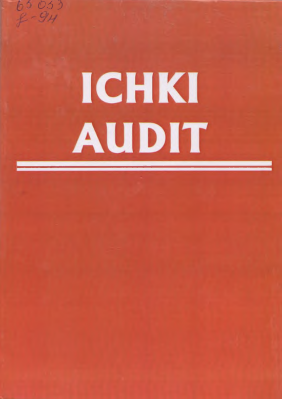  Ichki audit.