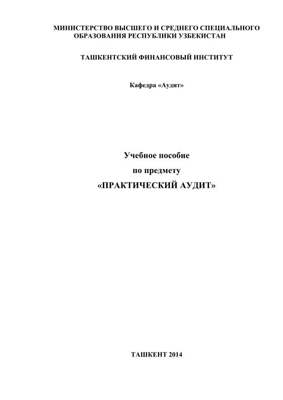 Практический аудит. 