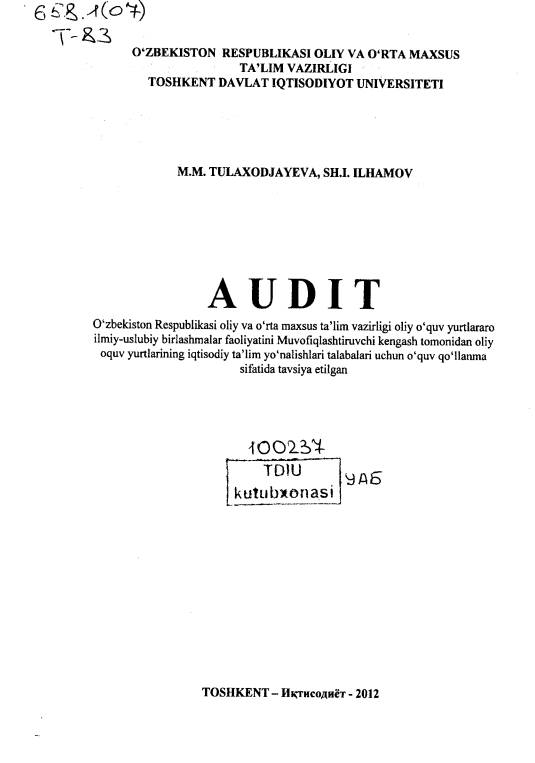  Audit.