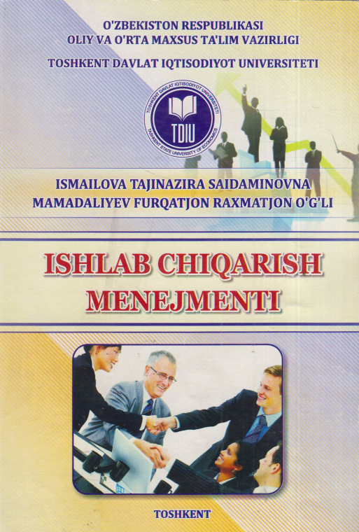  Ishlab chiqarish menejmenti.