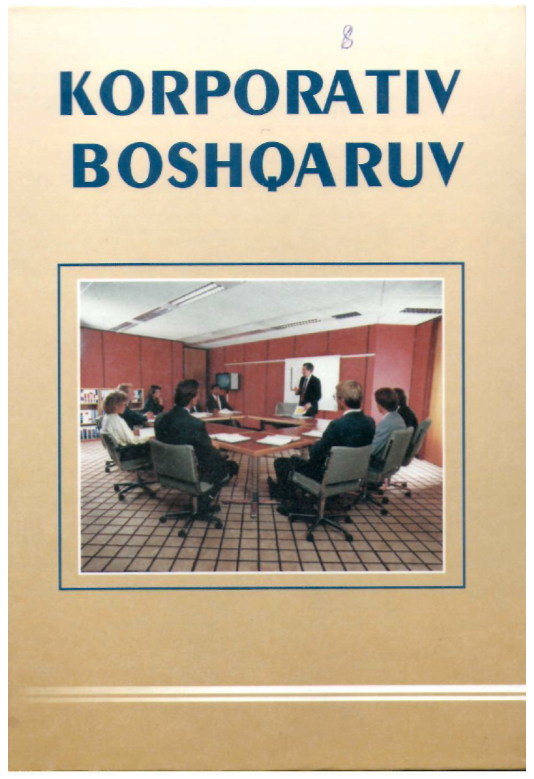 Korporativ boshqaruv. 