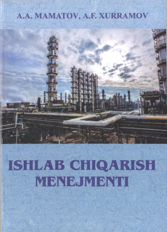  Ishlab chiqarish menejmenti.