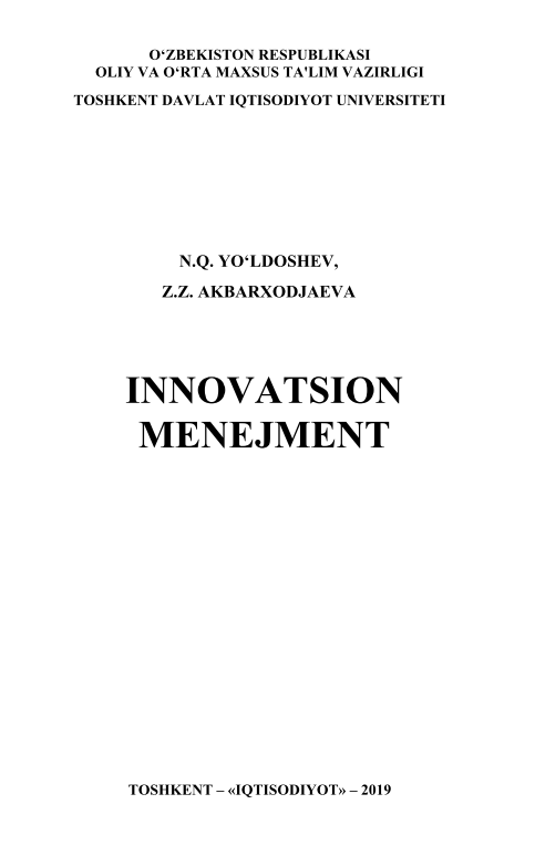 Inovatsion menejment