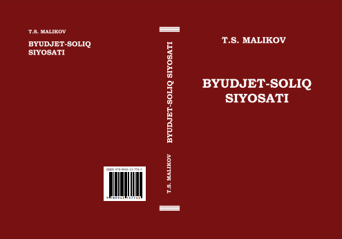 Byudjet-soliq siyosati. O'quv qo'llanma.  Toshkent-2019