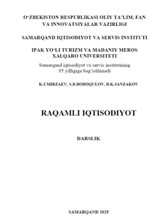 Raqamli iqtisodiyot