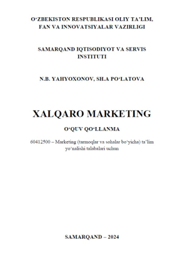 Xalqaro marketing