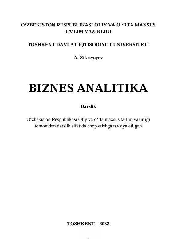 Biznes analitika
